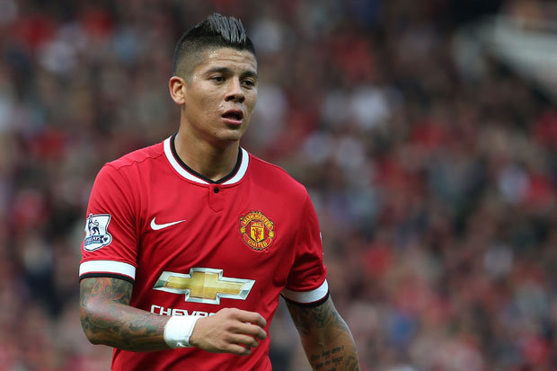 Marcos Rojo in action for Manchester United. (Getty Images)