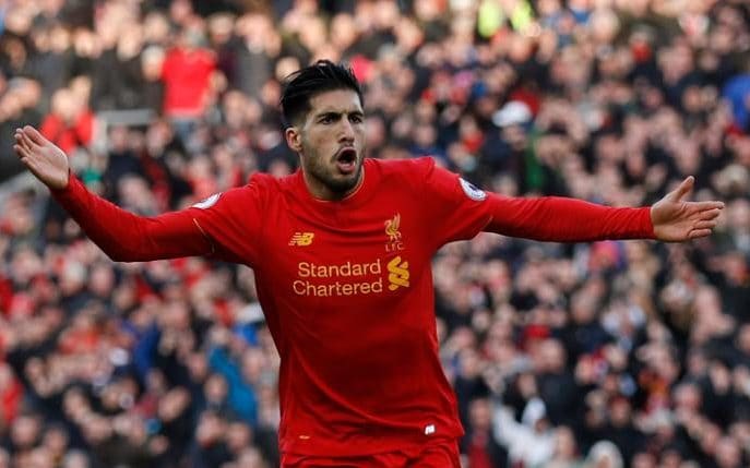Emre Can of Liverpool