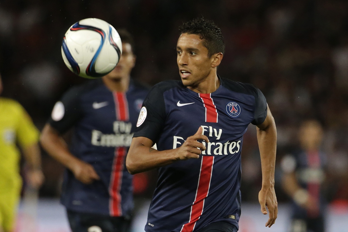 Paris Saint-Germain defender Marquinhos in action. (Getty Images)