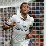 Real Madrid's Mariano Diaz celebrating a goal. (Getty Images)