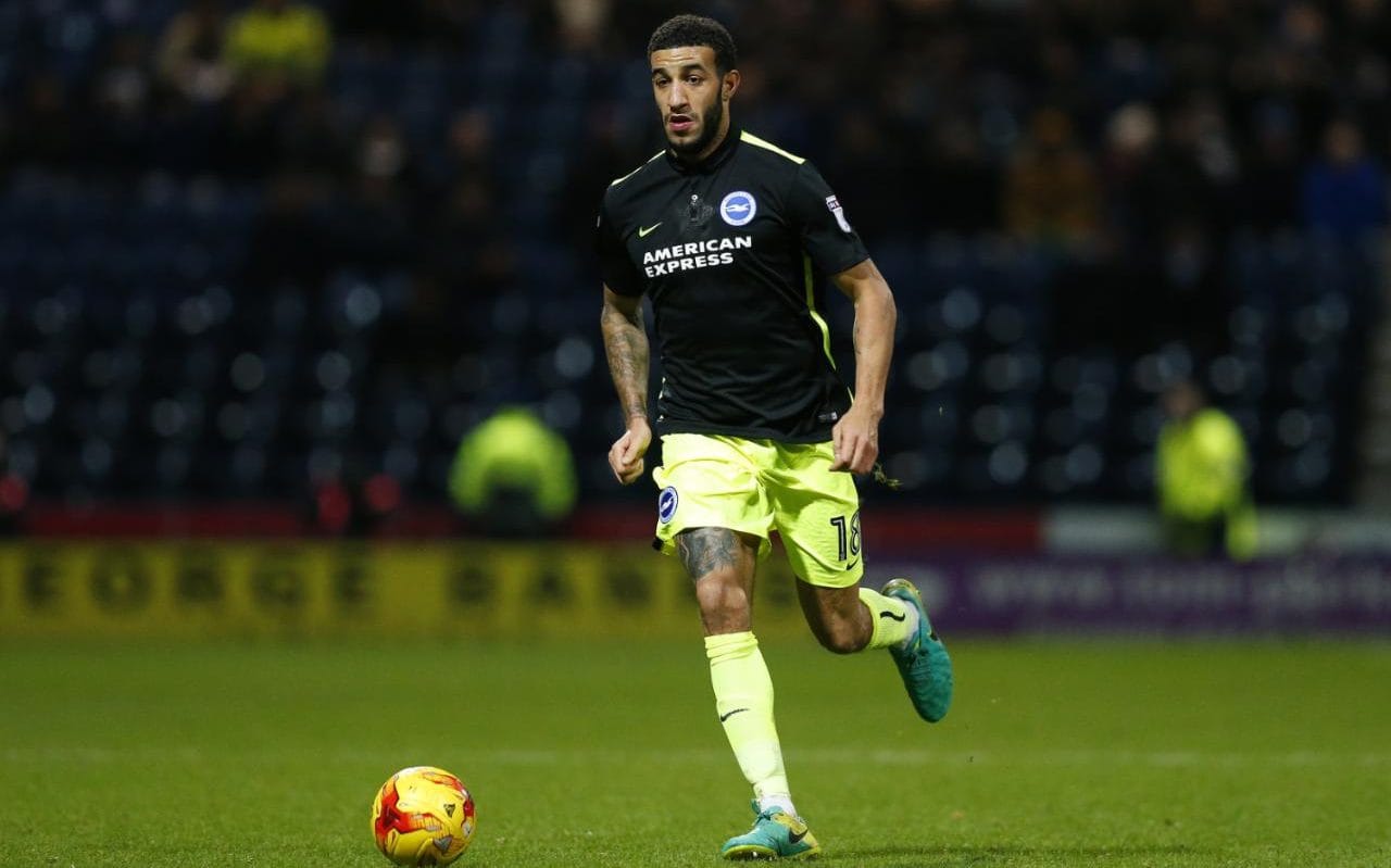 Connor Goldson during his time with Brighton. (Getty Images)
