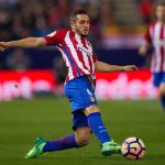 Koke in action for Atletico Madrid.