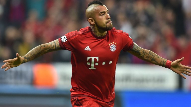 Arturo Vidal during his time at Bayern Munich. (Getty Images)