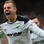 Matej Vydra during his time at Derby County. (Getty Images)