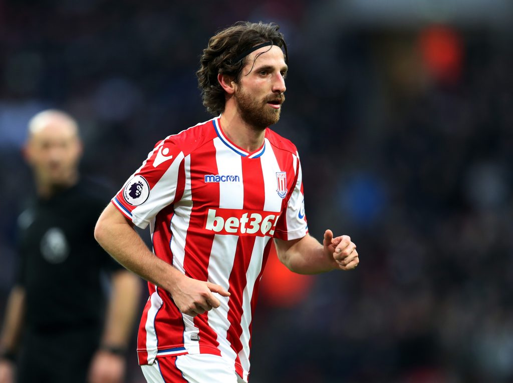 Stoke City midfielder Joe Allen in action. (Getty Images)