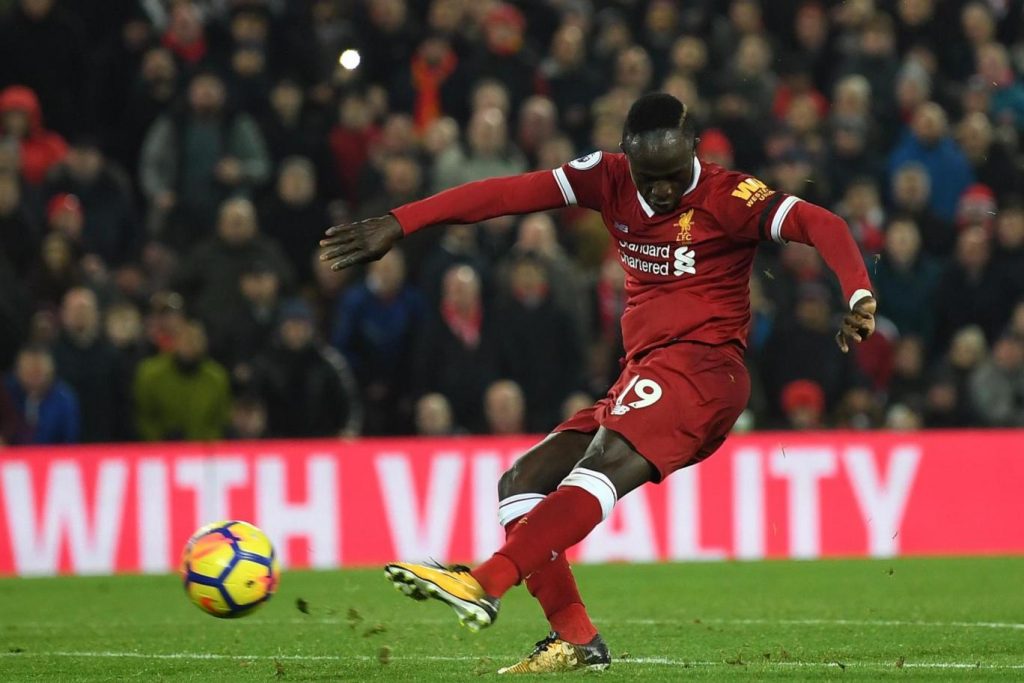 Liverpool forward Sadio Mane in action. (Getty Images)