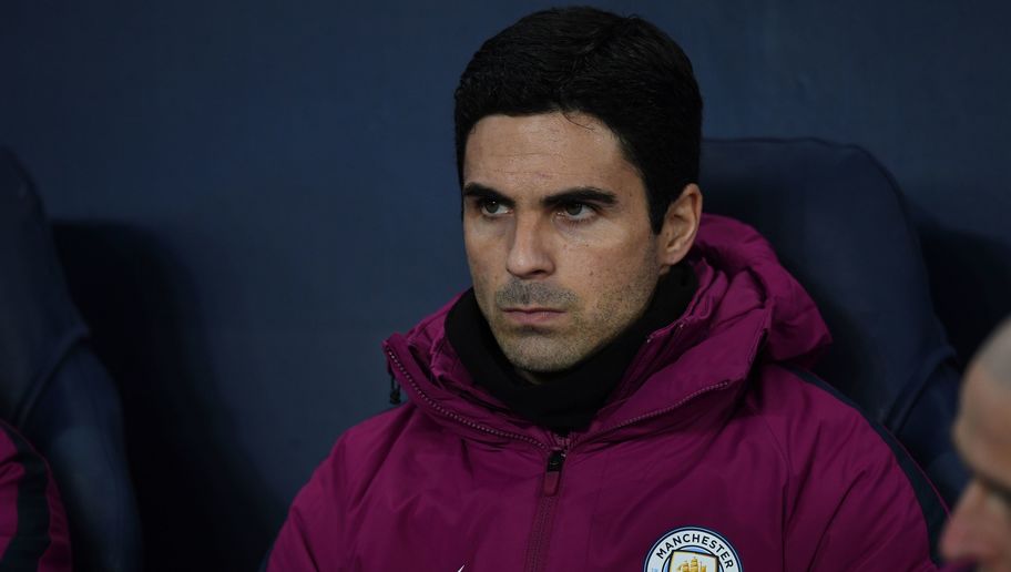 Mikel Arteta was Pep Guardiola's assistant manager at Manchester City. (Getty Images)