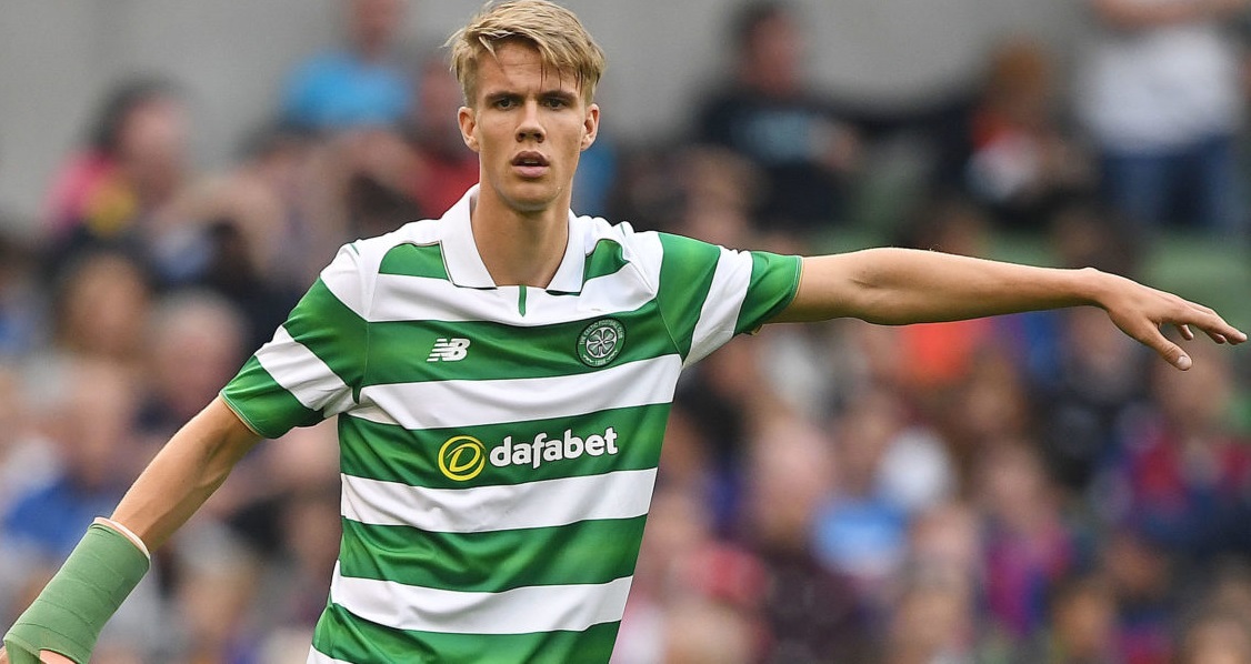 Kristoffer Ajer in action for Celtic. (Getty Images)