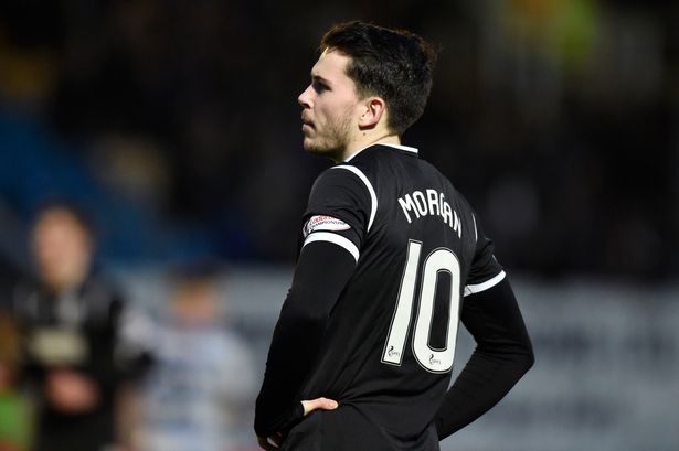 Lewis Morgan during his time at St Mirren. (Getty Images)