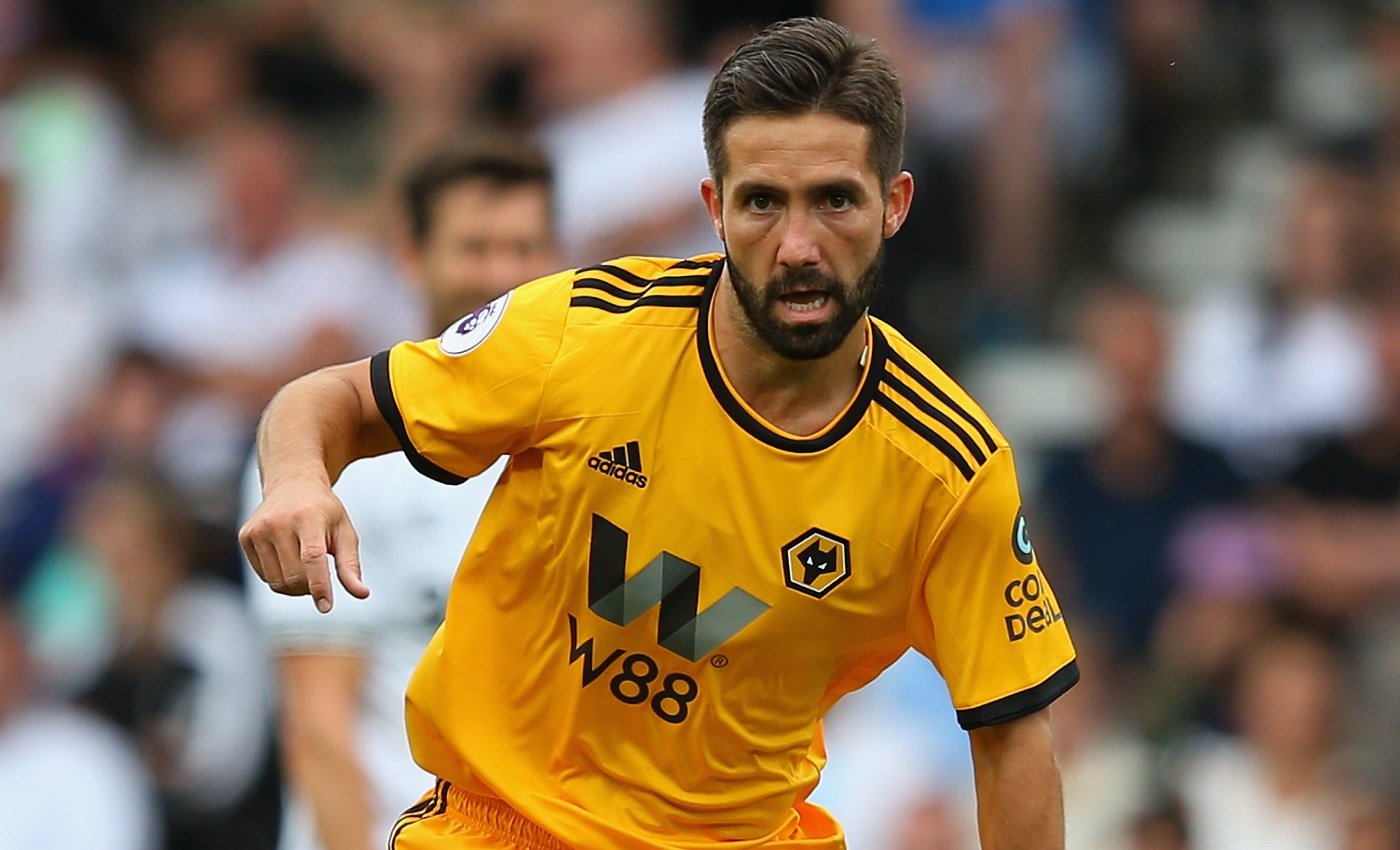 Wolves midfielder Joao Moutinho in action. (Getty Images)
