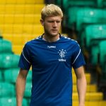 Joe Worrall during his loan spell with Rangers. (Getty Images)