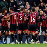 Bournemouth players celebrate after scoring. (Getty Images)