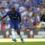 Chelsea winger Callum Hudson-Odoi in action against Manchester City in the Community Shield. (Getty Images)