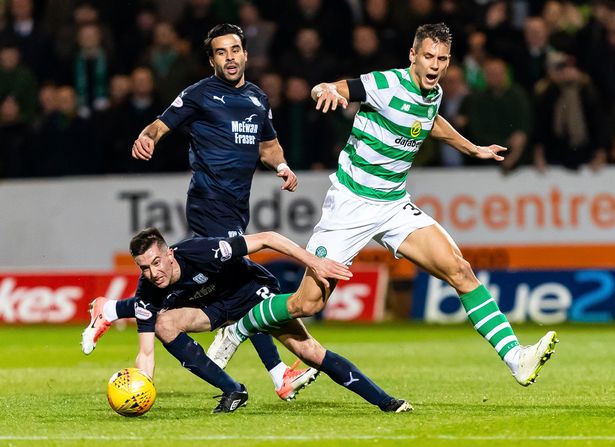 Filip Benkovic during his loan spell with Celtic. (Getty Images)