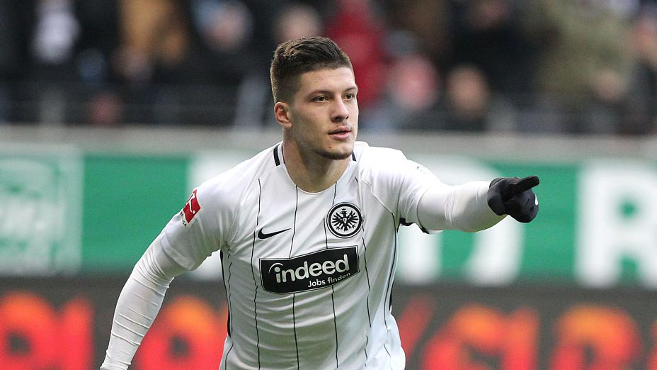 Luka Jovic in Eintracht Frankfurt colours. (Getty Images)