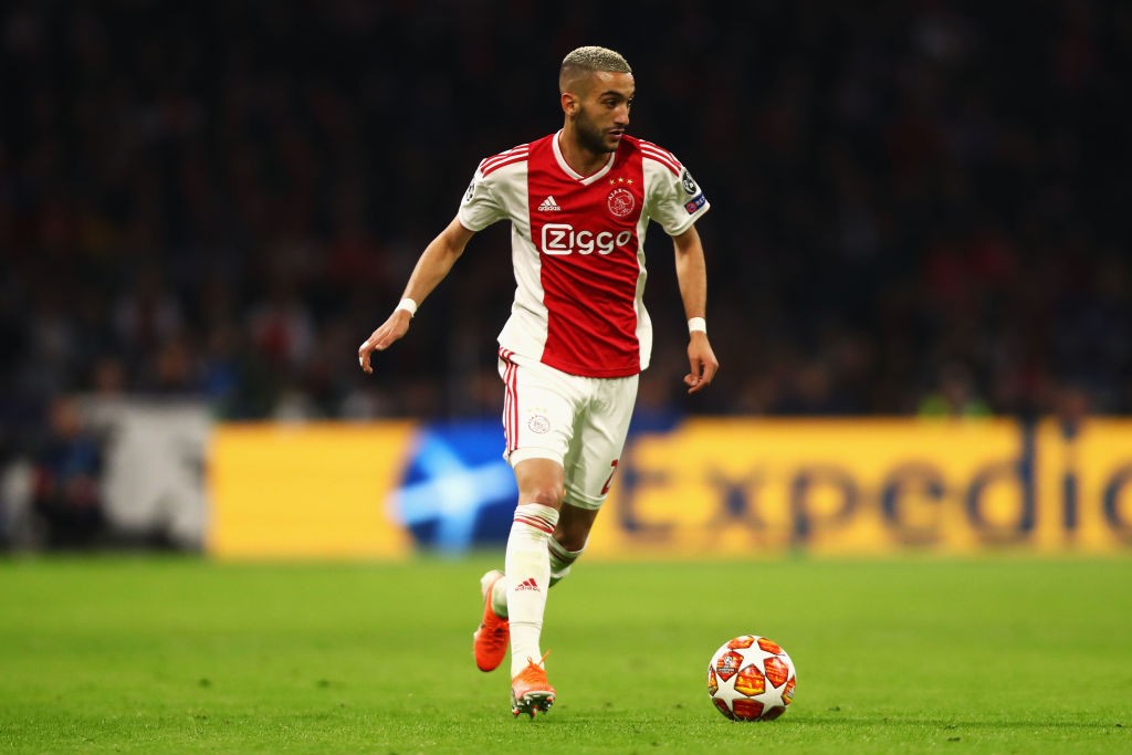 Ajax midfielder Hakim Ziyech in action. (Getty Images)