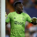 Andre Onana of Ajax in action during the UEFA Champions League group H match between Valencia CF and AFC Ajax at Estadio Mestalla on October 02, 2019 in Valencia, Spain. (Getty Images)