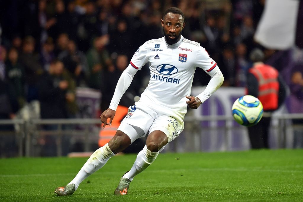Lyon's Moussa Dembele in action against Toulouse. (Getty Images)