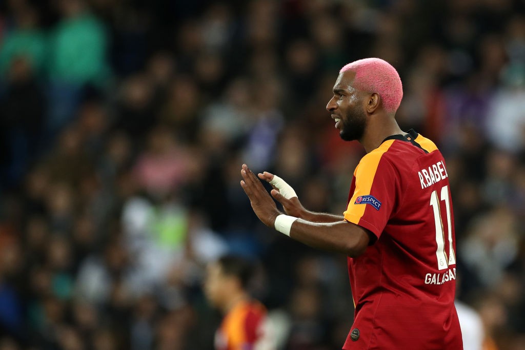 Ryan Babel of Galatasaray reacts during the UEFA Champions League group A match between Real Madrid and Galatasaray at Bernabeu. (Getty Images)