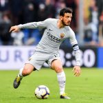 Alessandro Florenzi of Roma controls the ball during the Serie A match between Genoa CFC and AS Roma at Stadio Luigi Ferraris on May 5, 2019 in Genoa, Italy. (Getty Images)