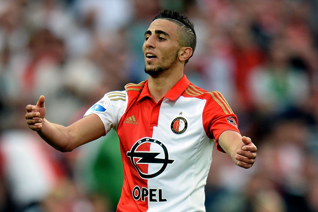 Bilal Basacikoglu of Feyenoord reacts during the pre season friendly match between Feyenoord Rotterdam and Southampton FC at De Kuip on July 23, 2015 in Rotterdam, Netherlands. (Getty Images)