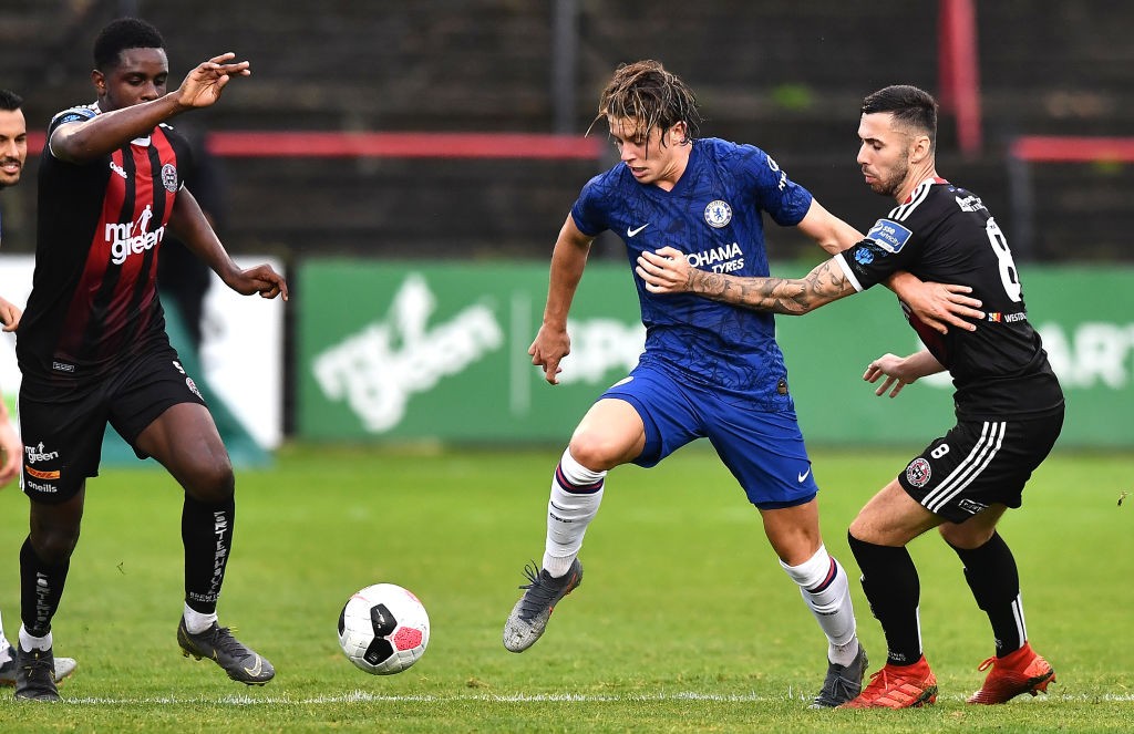 Chelsea midfielder Conor Gallagher in action against Bohemians FC during Pre-Season Friendly. (Getty Images)