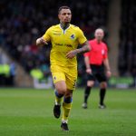Jonson Clarke-Harris of Bristol Rovers celebrates scoring his team's first goal during the Sky Bet League One match between Plymouth Argyle and Bristol Rovers at Home Park. (Getty Images)