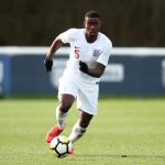 Marc Guehi of England during the UEFA U19 Championship Qualifier between Greece U19 and England U19 at St Georges Park on March 23, 2019 in Burton-upon-Trent, England. (Getty Images)