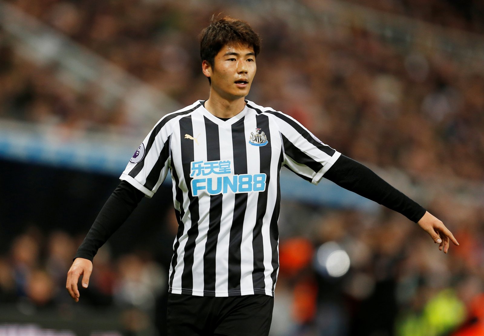 Newcastle United midfielder Ki Sung-Yeung in action. (Getty Images)