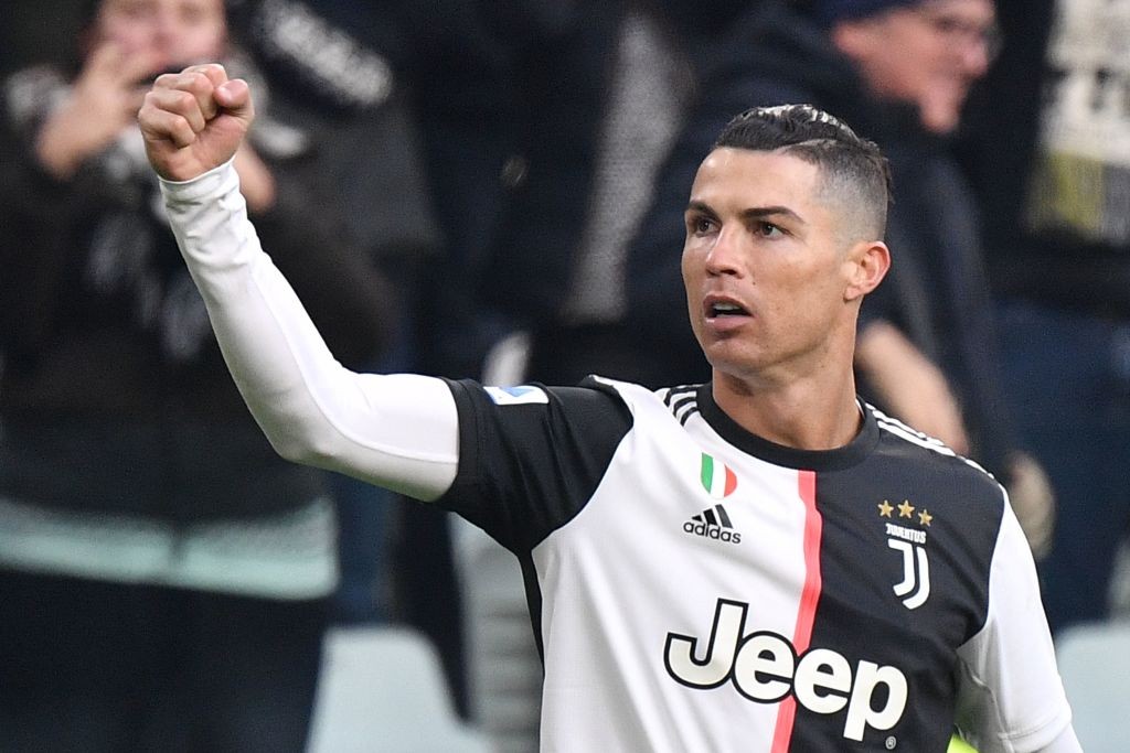 Cristiano Ronaldo scored the first goal in Juventus 3-1 victory over Roma (Getty Images)