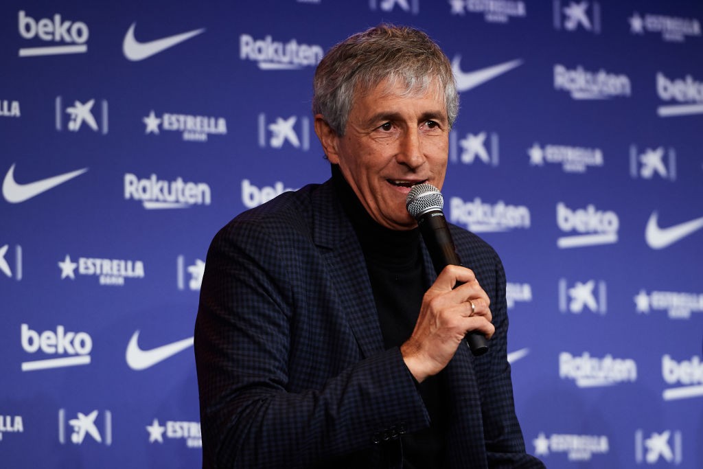 Quique Setien Barcelona