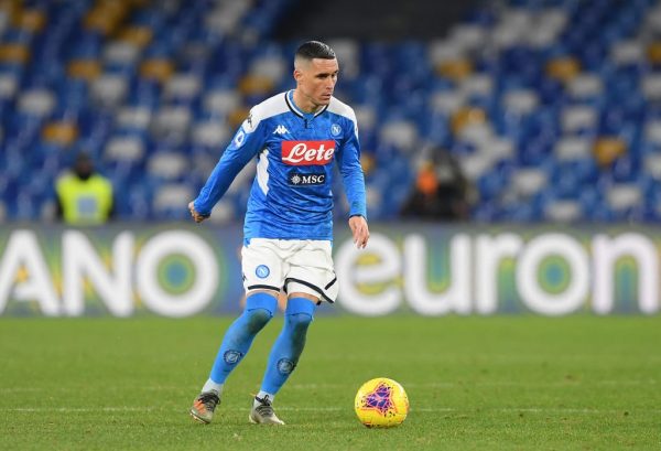 Josè Callejon player of SSC Napoli during the Serie A match between SSC Napoli and FC Internazionale at Stadio San Paolo on January 06, 2020 in Naples, Italy. (Getty Images)