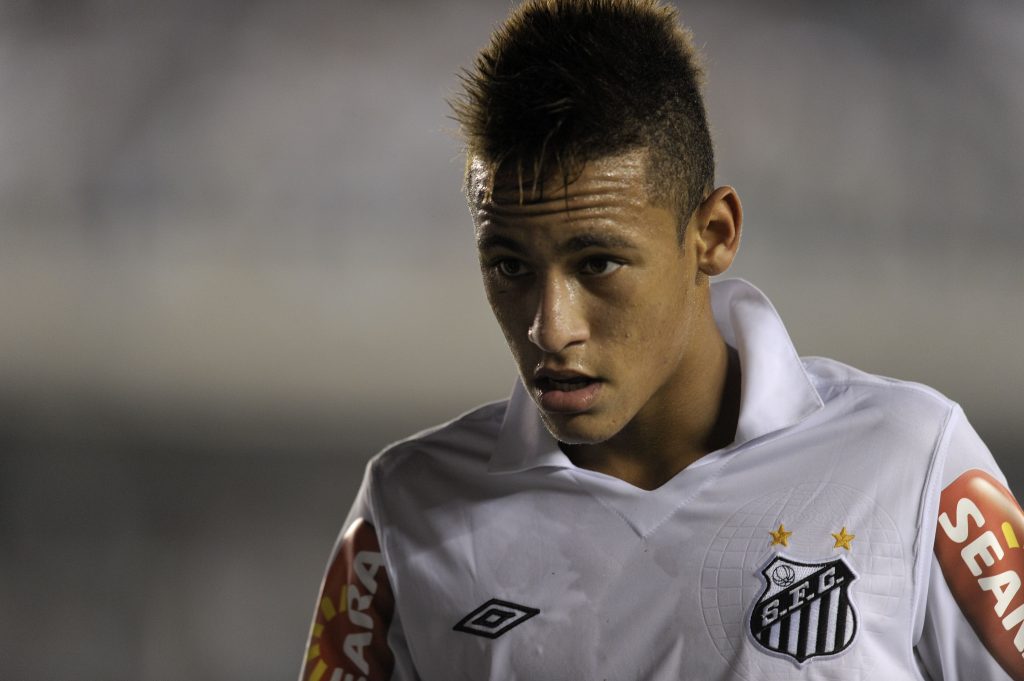 Neymar during his Santos days