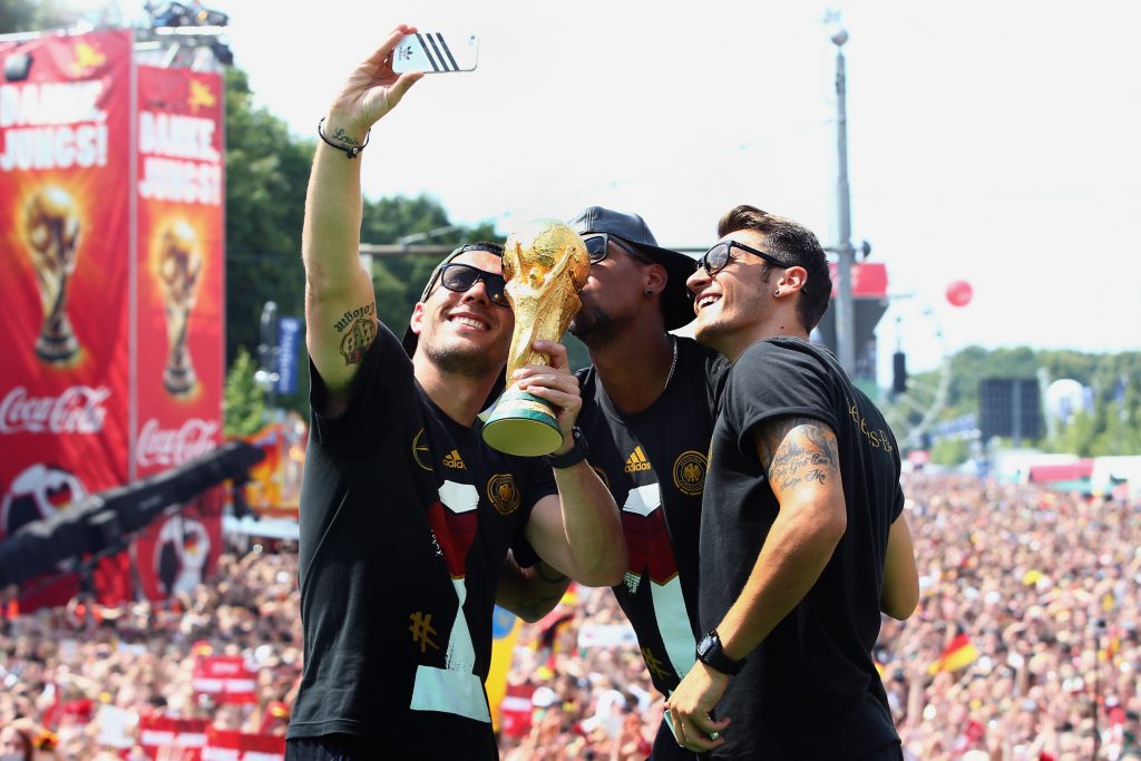 Mesut Ozil won the World Cup with Germany in 2014