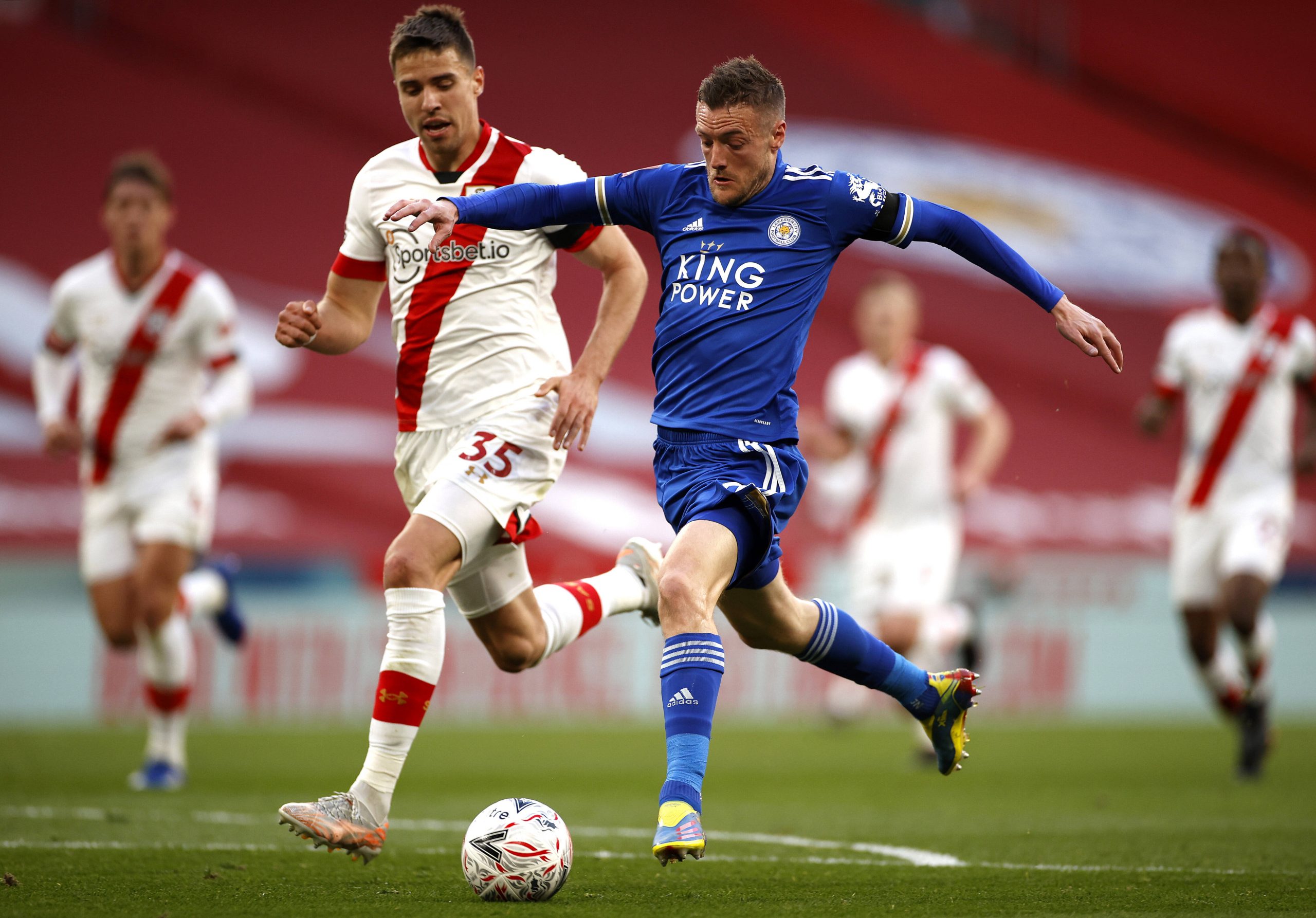 Leicester City against Southampton. (imago Images)