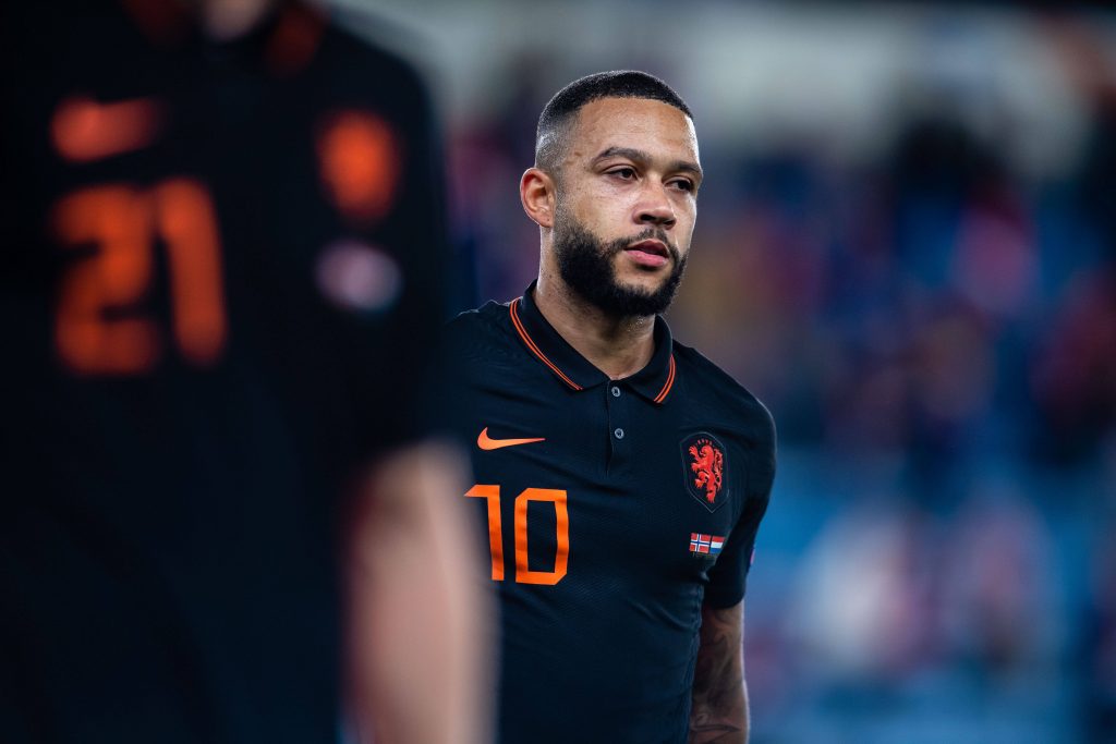 Memphis Depay has played for Manchester United, Barcelona, Lyon, and PSV during his career and is a regular for the Netherlands national team.