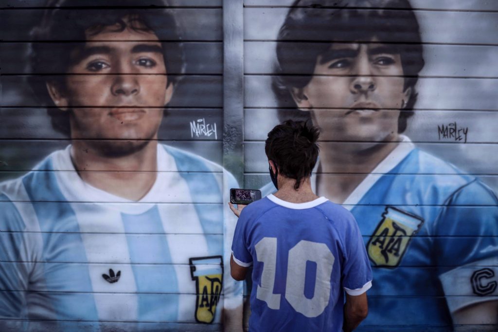 Diego Maradona is nothing short of a God in Argentina.
