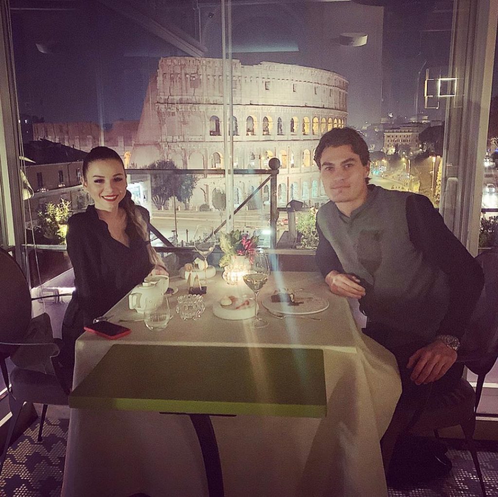 The couple spending quality time in Rome.