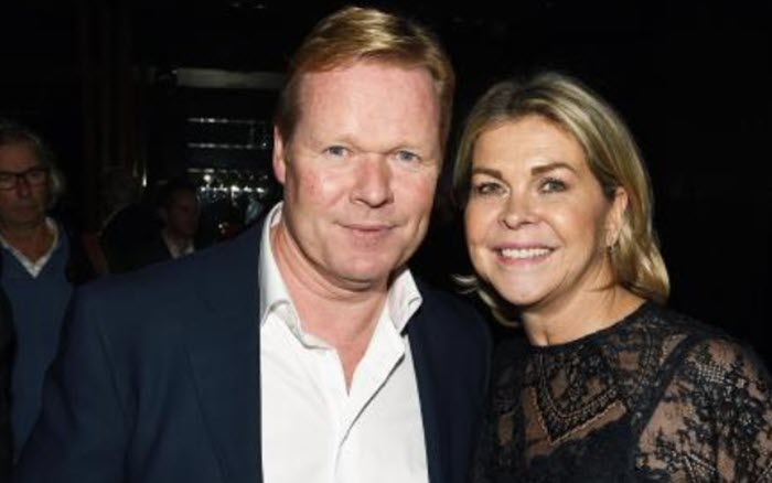 Ronald Koeman married Bartina in 1985. (Picture was taken from hollywoodhuizen.nl)