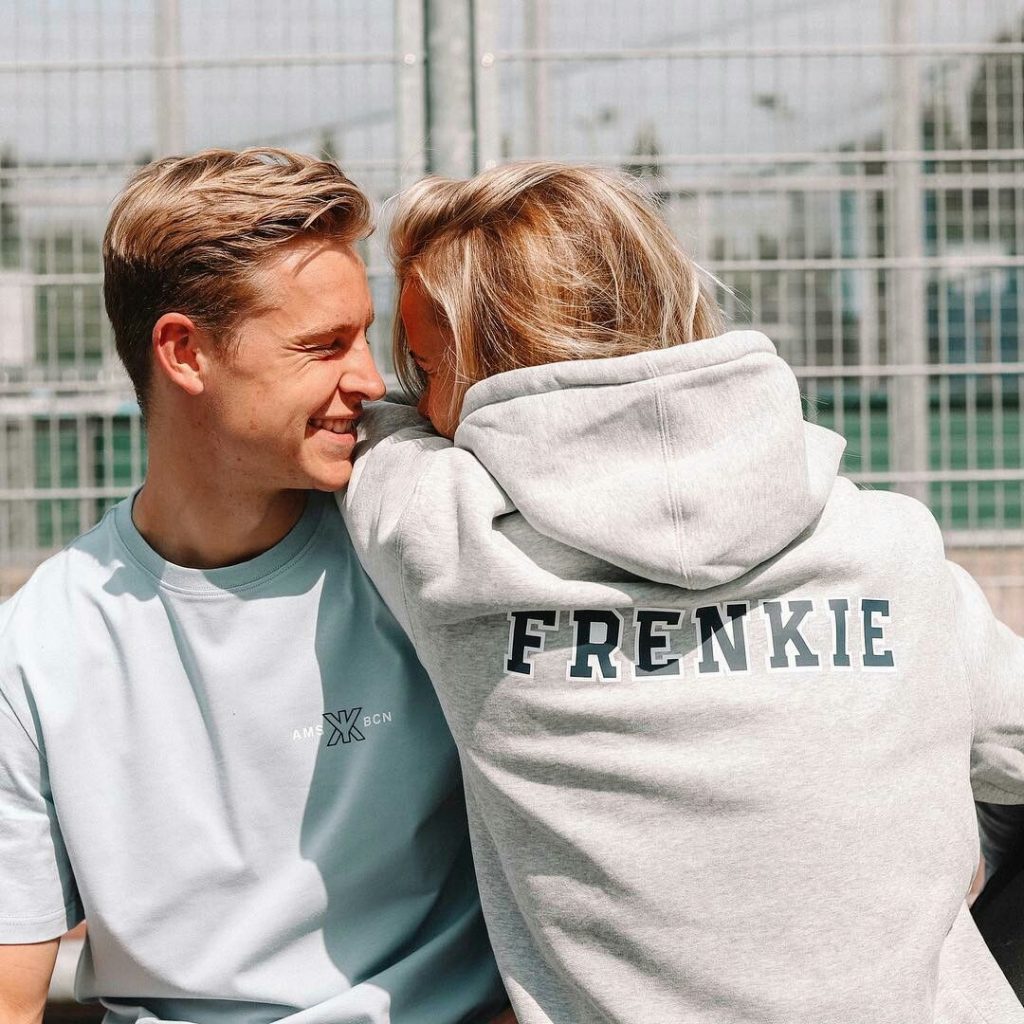 Frenkie de Jong and his girlfriend went to the same high school. (Credit: Pinterest)