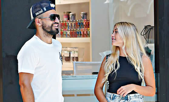 Aguero met with Sofia at a Night Club. (Picture was taken from punchng.com)