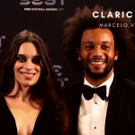 Marcelo Vieira with wife Clarice Alves. (Credit: Getty Images)