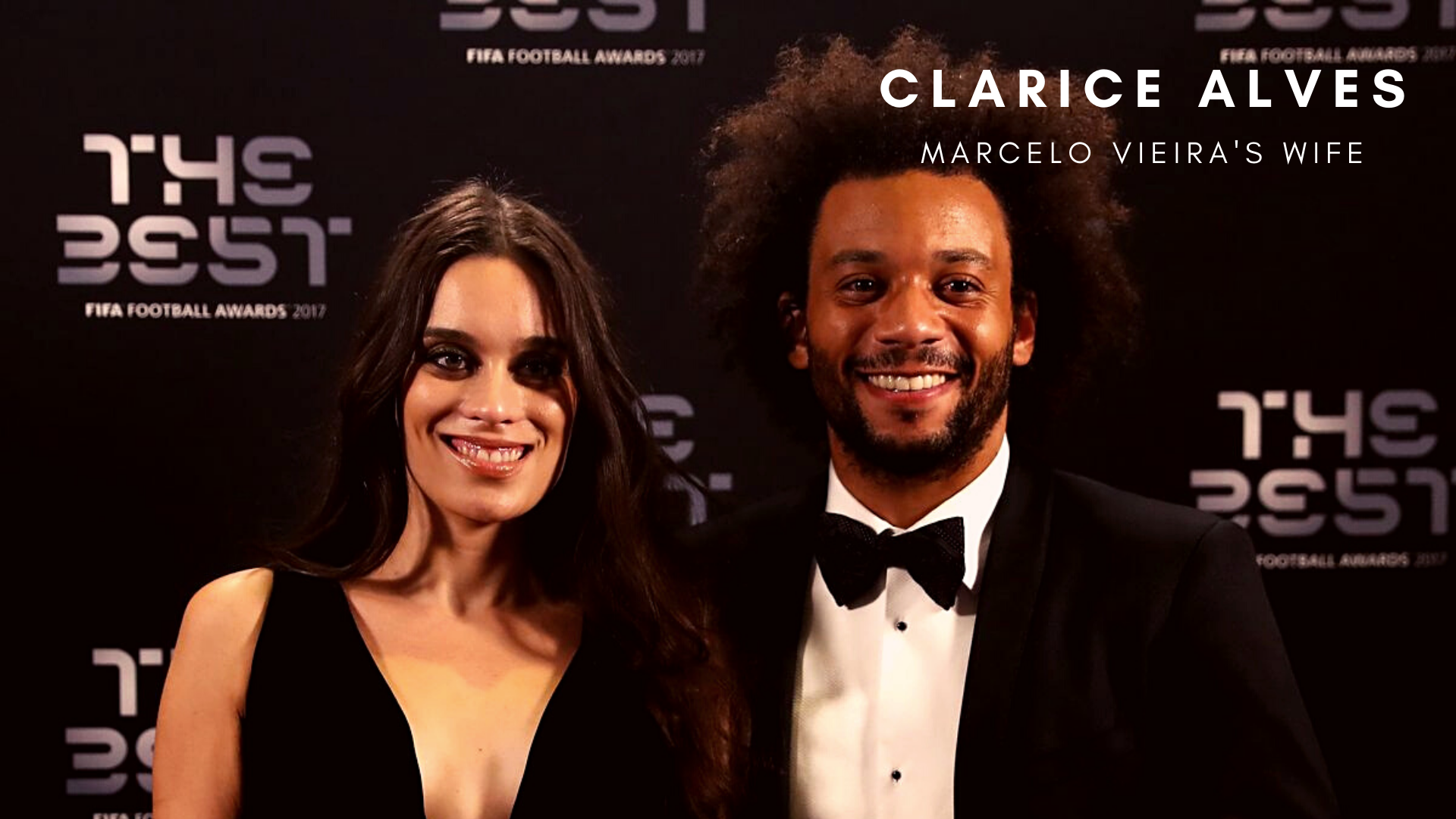 Marcelo Vieira with wife Clarice Alves. (Credit: Getty Images)