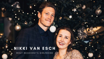Wout Weghorst with girlfriend Nikki van Esch. (Picture was taken from tvtrendnow.com)