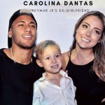 Neymar Jr with ex girlfriend Carolina Dantas. (Credit: Instagram)