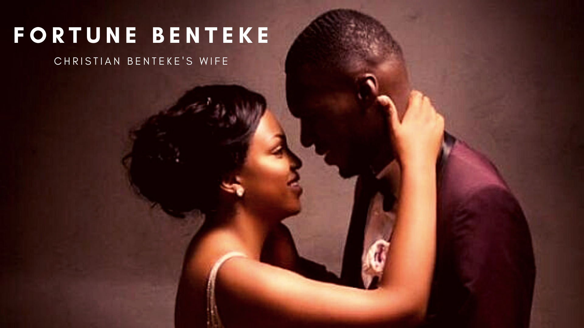 Christian Benteke with his wife Fortune Benteke. (Picture Credit: Christian Benteke Instagram)