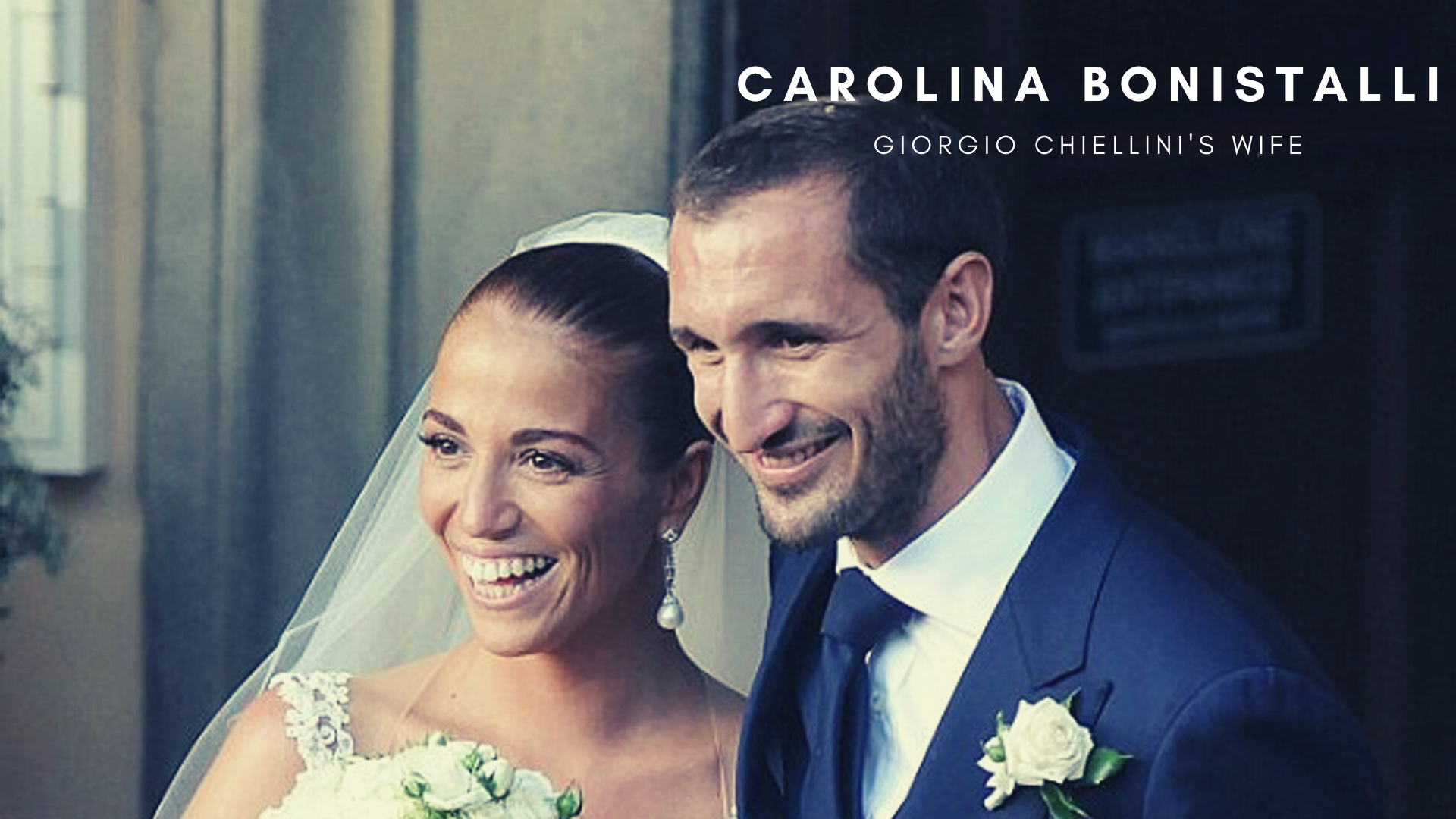 Giorgio Chiellini with wife Carolina Bonistalli. (Credit: Vantagenews.co.uk)