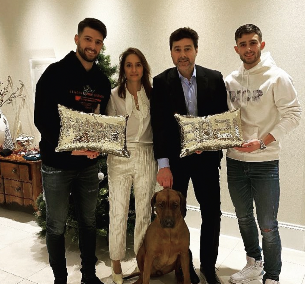 Mauricio with his wife Karina and sons 