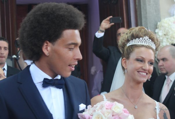 Rafaella and Axel during their marriage ceremony. (Picture was taken from lavenir.net)