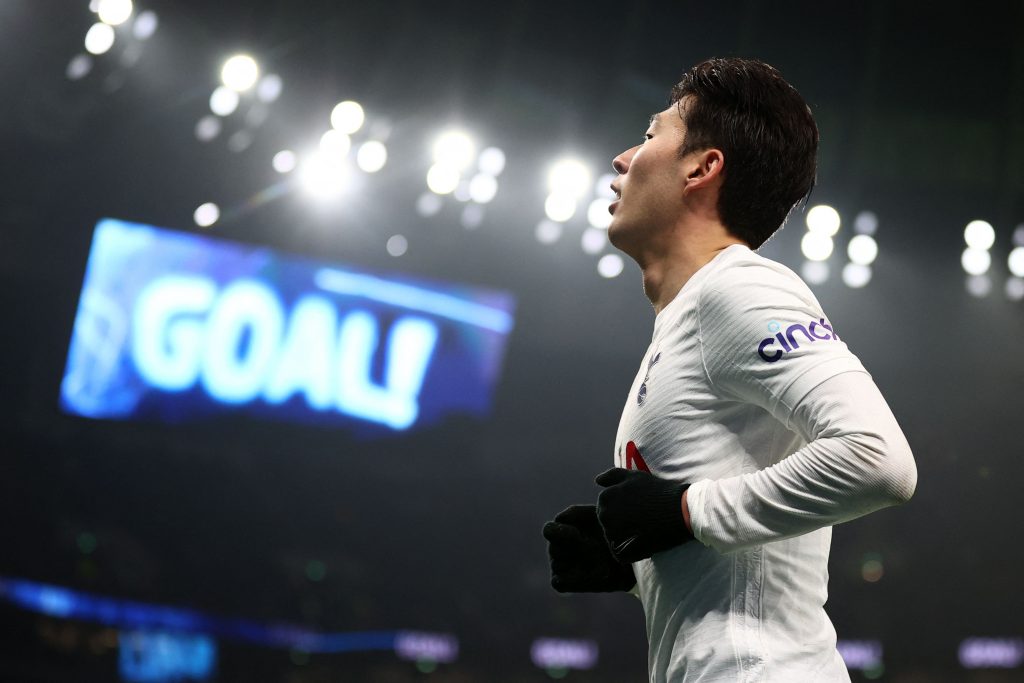 Son Heung-min has a net worth of €28 Million (£25 Million). (Photo by ADRIAN DENNIS/AFP via Getty Images)